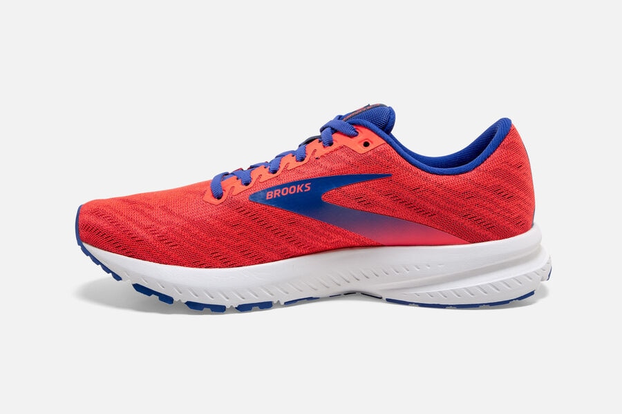 Brooks Israel Launch 7 Road Running Shoes Womens - Orange/Blue - TRD-265480